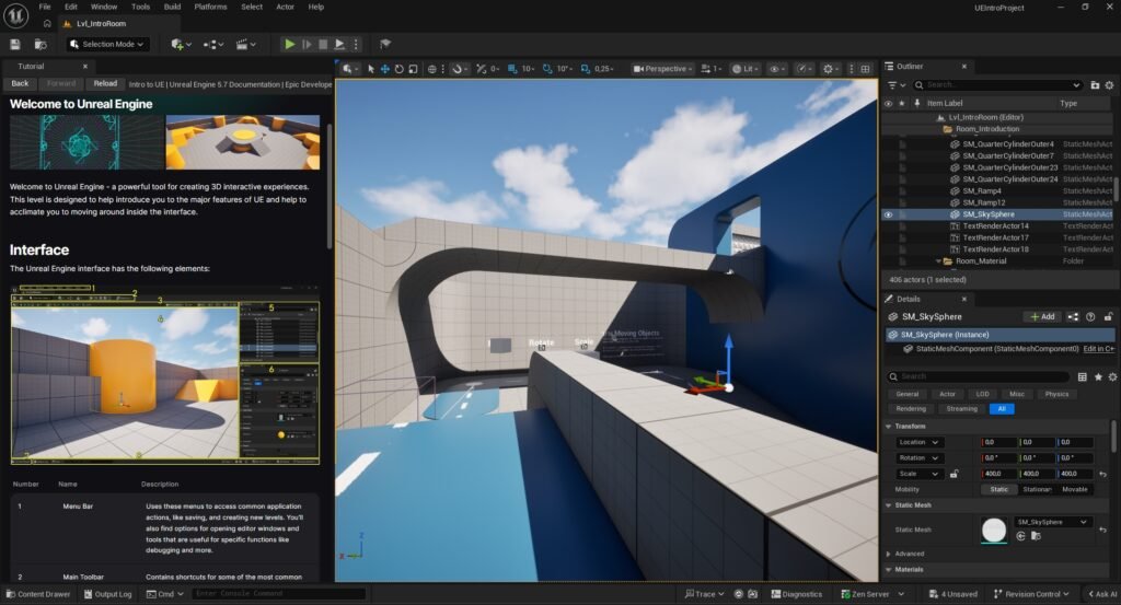 Introducción a Unreal Engine (Versión 5.7).2