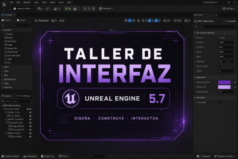 Interfaz de Usuario en Unreal Engine (3)